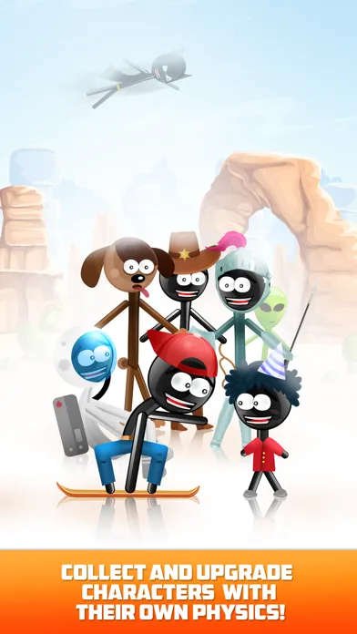 Zrzuty ekranu Stickman Trampoline Jumping