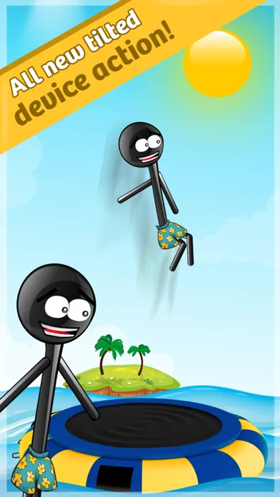 صور Stickman Water Trampoline