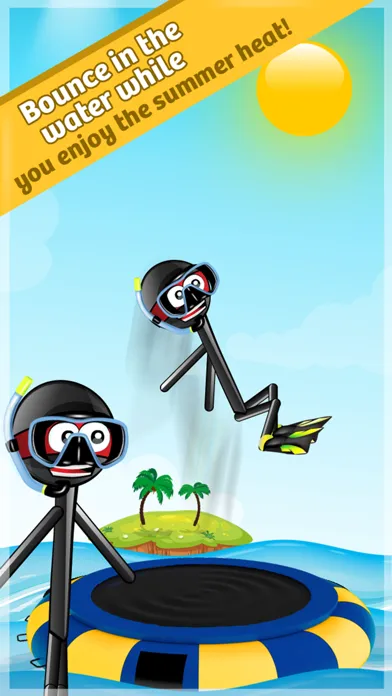 صور Stickman Water Trampoline
