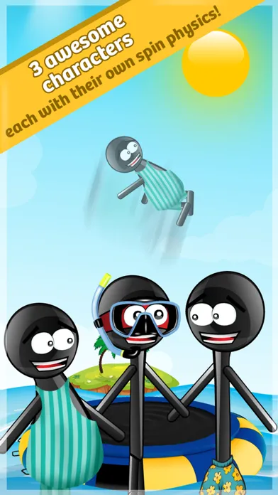 صور Stickman Water Trampoline