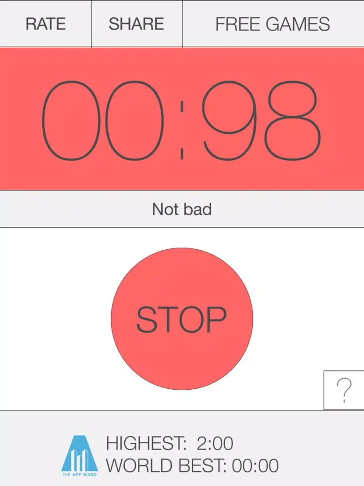 صور The Timer Game - (almost) impossible, frustrating, and addicting iPad 