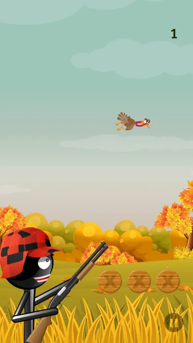 Tangkapan skrin Stickman Turkey Hunter