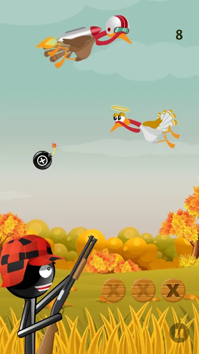 Tangkapan skrin Stickman Turkey Hunter