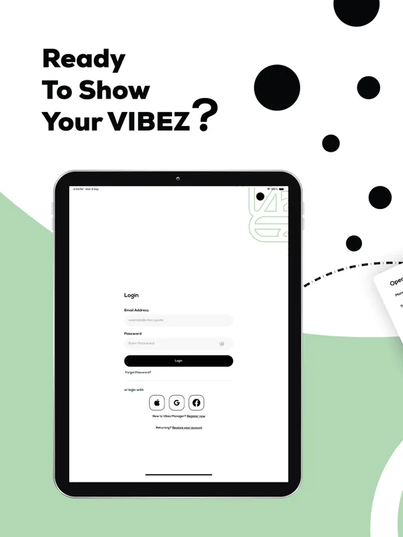 Vibez Manager iPad 應用截圖