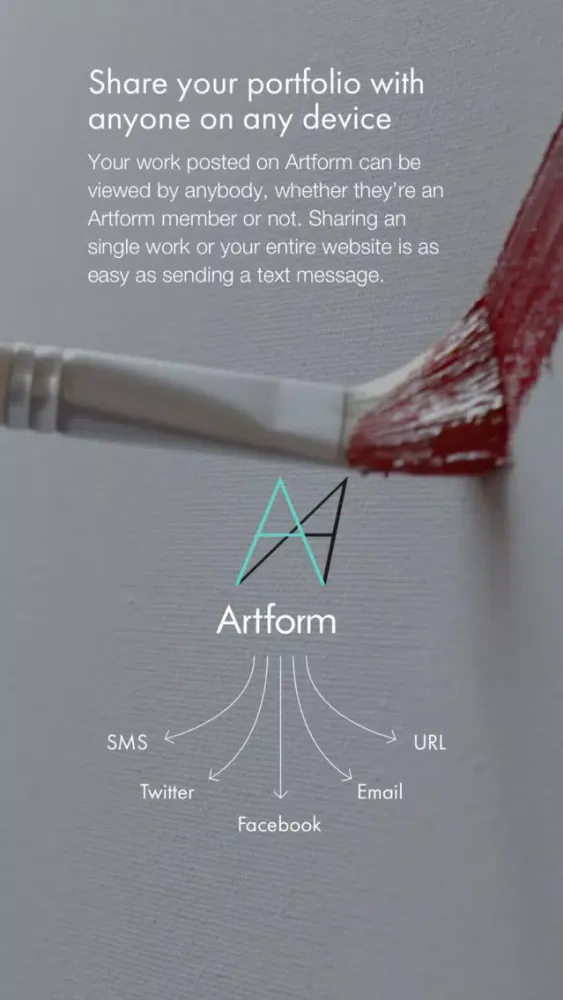 Artform – The community for the arts. स्क्रीनशॉट