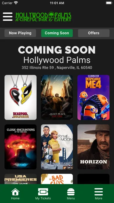 Captures d'écran de Hollywood Palms Cinema App