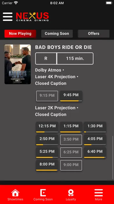 Nexus Cinema Dining Screenshots