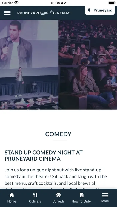 Tangkapan skrin Pruneyard Dine-In Cinemas