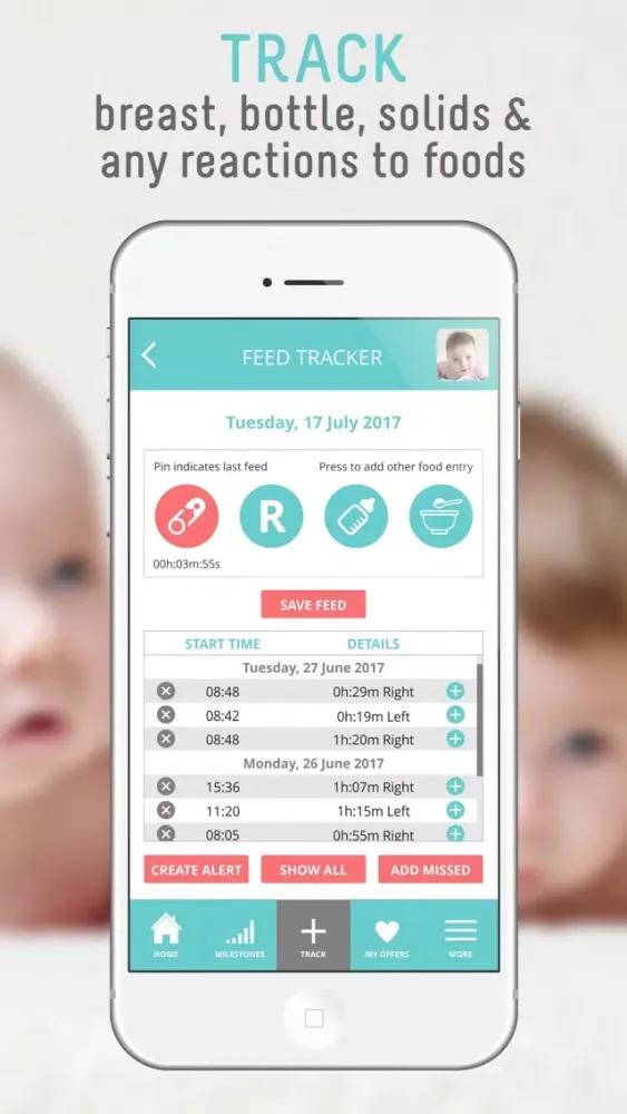 Captures d'écran de Baby Diaries Global