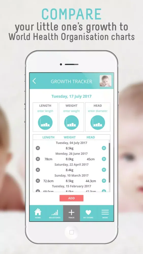 Captures d'écran de Baby Diaries Global
