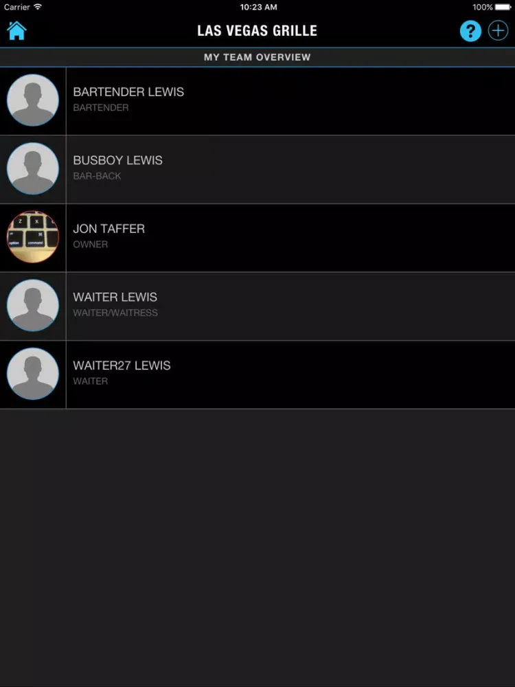 BarHQ iPad  سکرین شاٹس