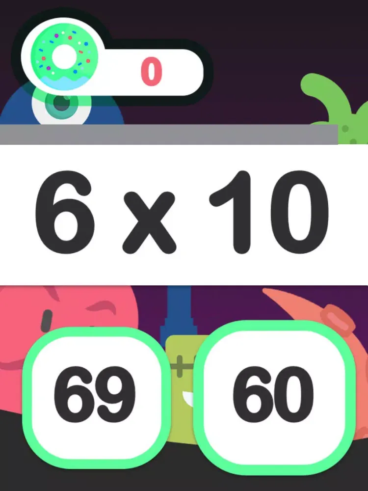 Tangkapan skrin Monster Math - 2nd Grade iPad 
