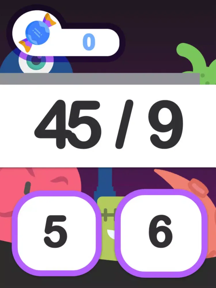 Tangkapan skrin Monster Math - 2nd Grade iPad 