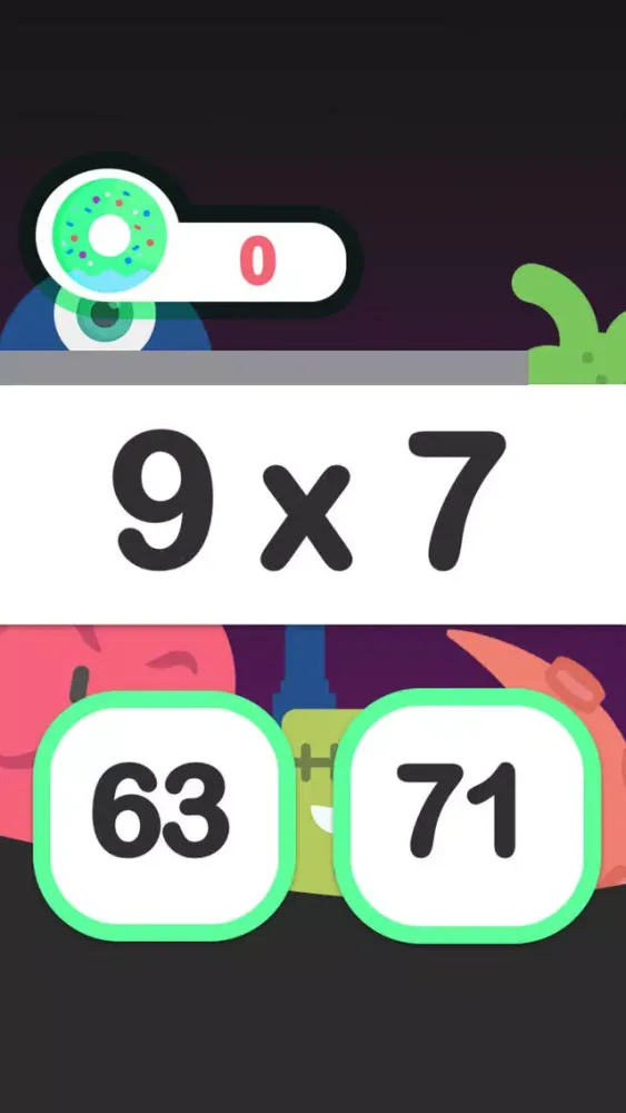 Tangkapan skrin Monster Math - 2nd Grade