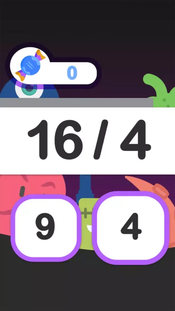 Tangkapan skrin Monster Math - 2nd Grade