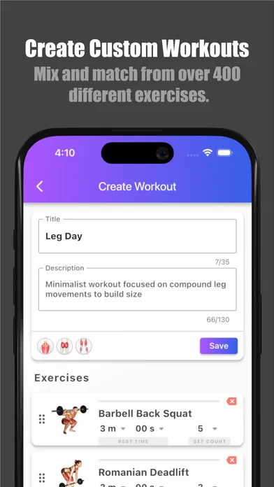 Bench Gym Log: Workout Tracker स्क्रीनशॉट