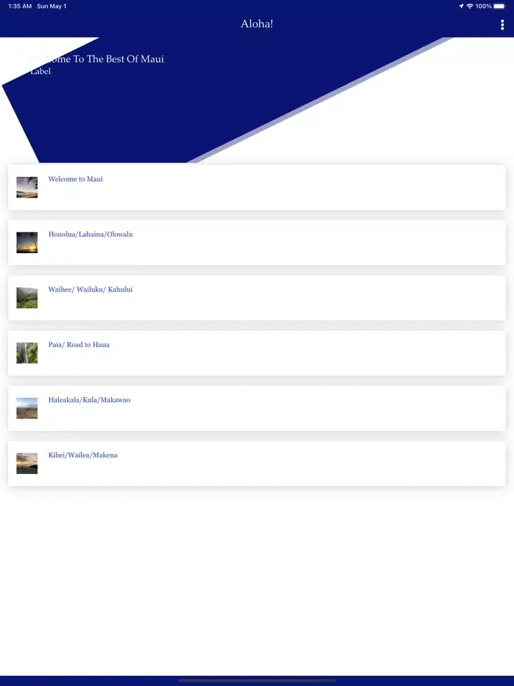 The Best Of Maui iPad  스크린샷