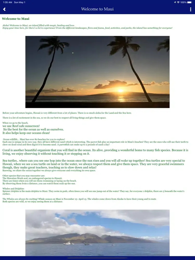 The Best Of Maui iPad  스크린샷