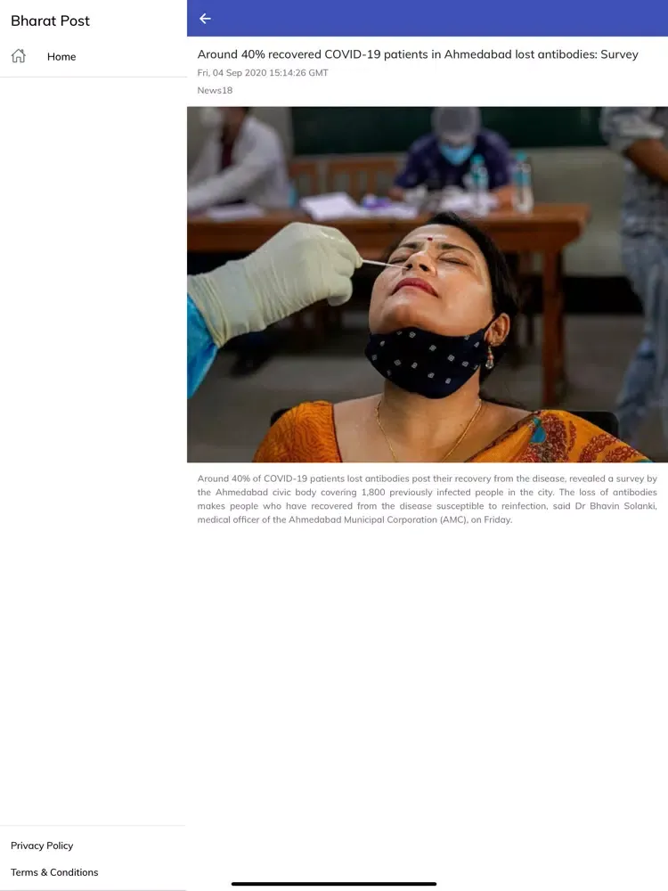 Zrzuty ekranu Bharat Post - News App iPad 