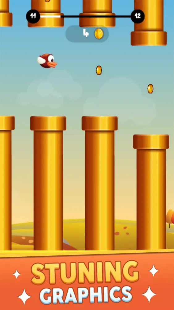 Flying Bird: Flap And Fly Game 스크린샷