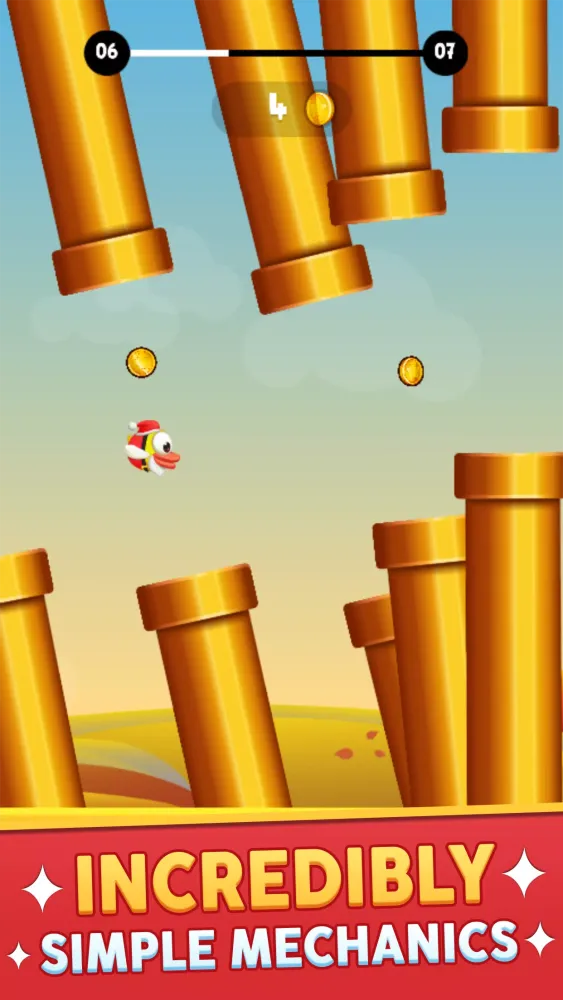 Flying Bird: Flap And Fly Game 스크린샷