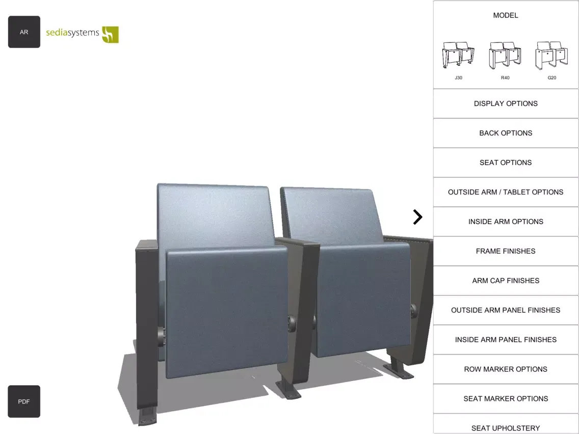 Sedia Systems AR iPad  Ekran Görüntüleri