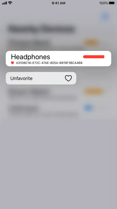 Screenshot di Nearby Devices