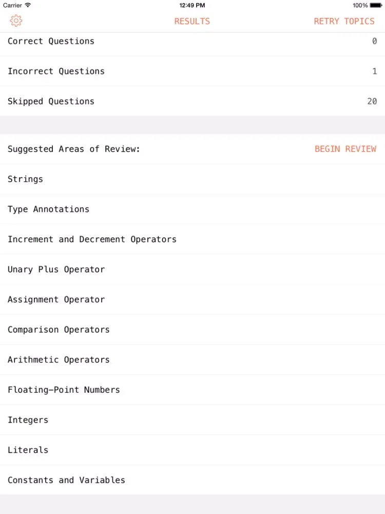 Screenshot di Swift IQ iPad 
