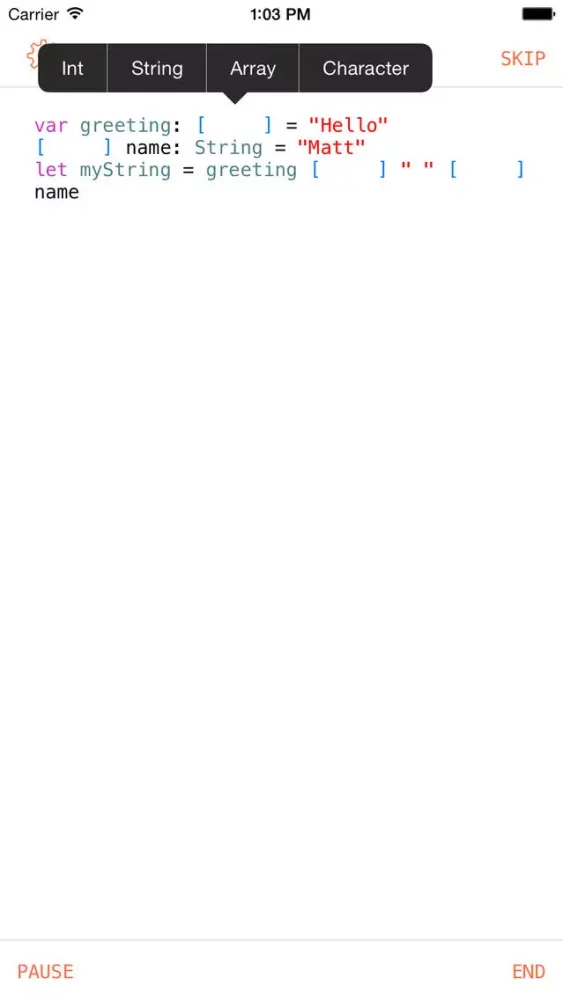 Screenshot di Swift IQ