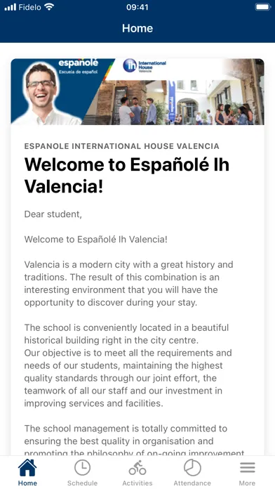 Zrzuty ekranu Españolé IH Valencia