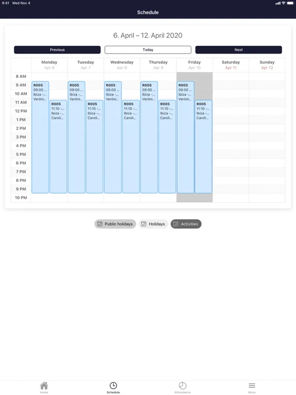 Speakeasy Spanish School iPad  Screenshots