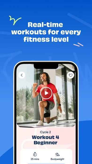 The Body Coach Workout Planner Screenshots