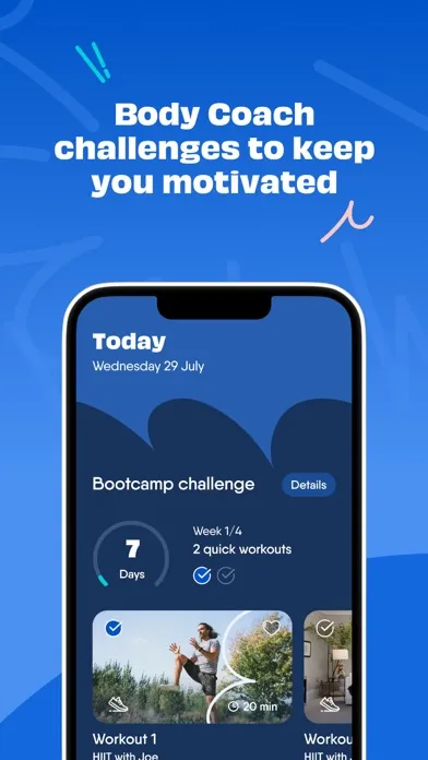 The Body Coach Workout Planner Screenshots