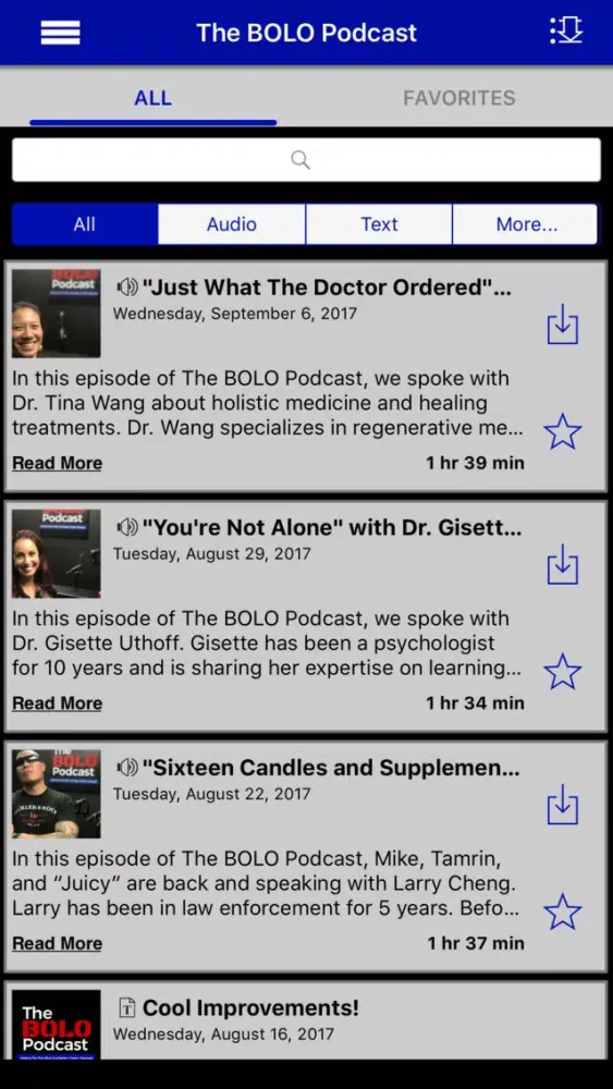 The BOLO Podcast स्क्रीनशॉट