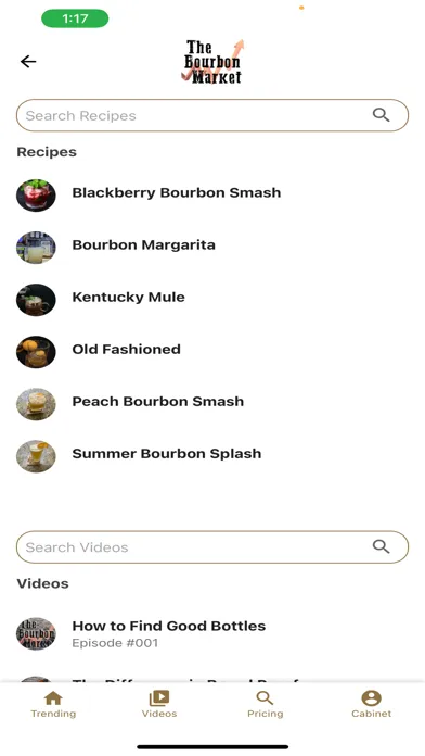 The Bourbon Market स्क्रीनशॉट