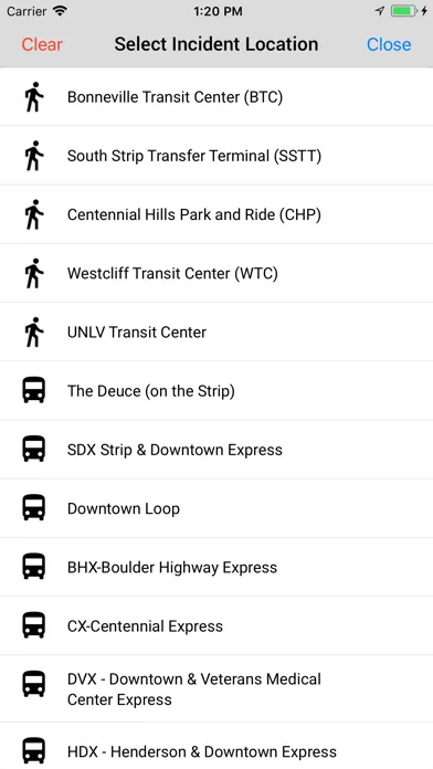 Zrzuty ekranu RTC Transit Watch