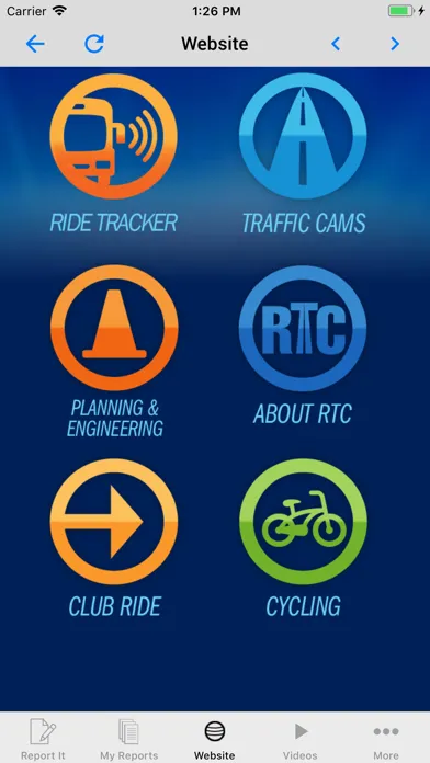 Zrzuty ekranu RTC Transit Watch