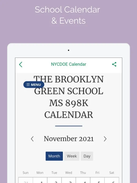 Captures d'écran de The Brooklyn Green School iPad 