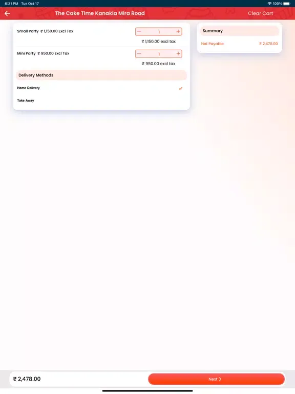 Capturas de pantalla de The Cake Time iPad 