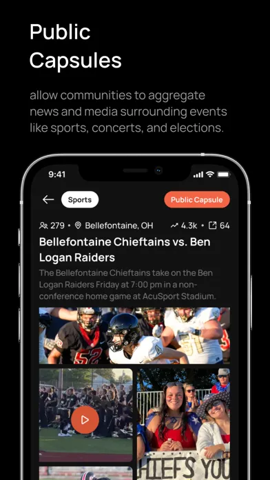 Captures d'écran de Capsule - News and Media