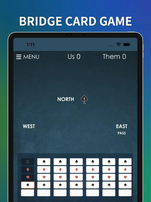 Screenshot di Bridge Card Game iPad 