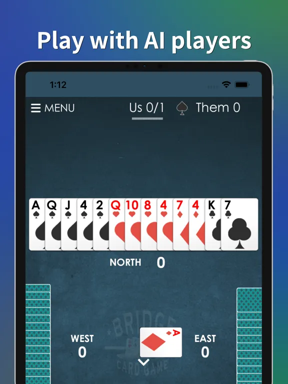 Screenshot di Bridge Card Game iPad 