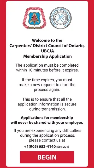 Capturas de pantalla de Carpenters’ Union (Ontario)