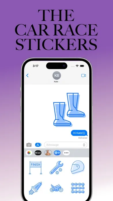 The Car Race stickers Screenshots