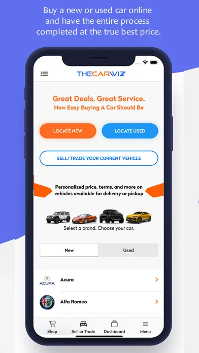 Capturas de tela do TheCarWiz: Buy/Trade/Sell Cars