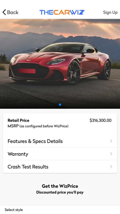 Capturas de tela do TheCarWiz: Buy/Trade/Sell Cars