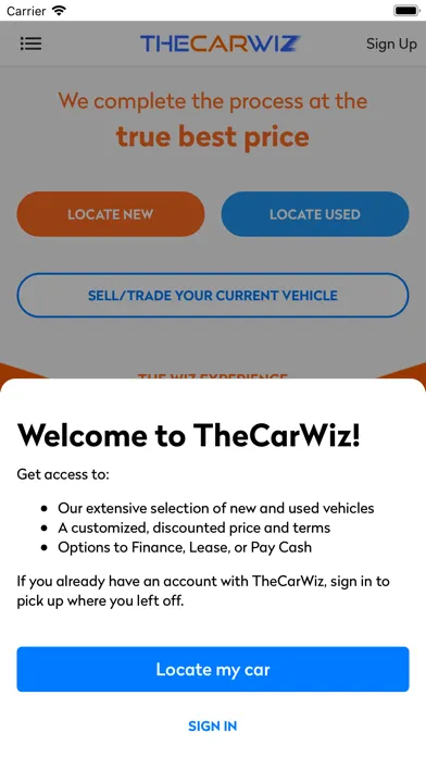 Capturas de tela do TheCarWiz: Buy/Trade/Sell Cars