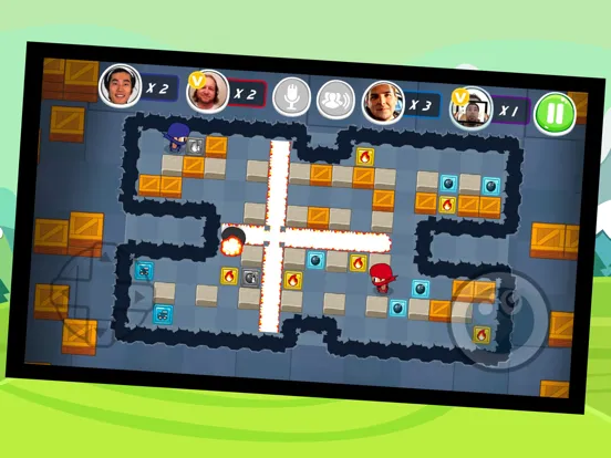 Ninja Boy Adventures - Bomberman edition iPad 应用截图