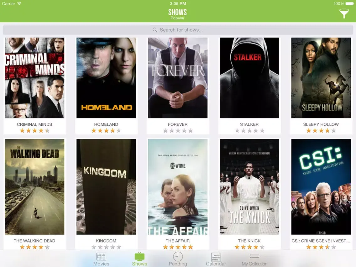 TVSofa 2 iPad  سکرین شاٹس