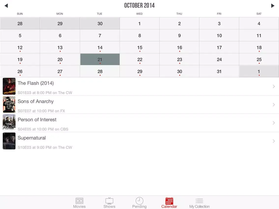 TVSofa 2 iPad  سکرین شاٹس